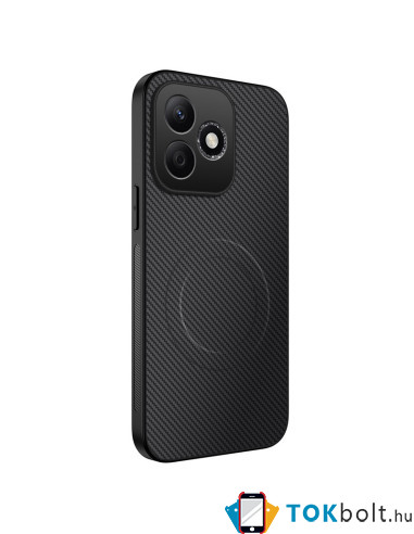 Honor 600 Lite karbon mintás tok - FEKETE