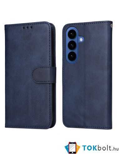 Oldalra nyíló tok Samsung Galaxy S26 telefonhoz - KÉK