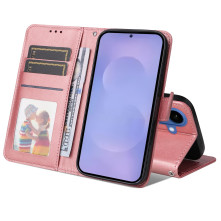 Oldalra nyíló tok Samsung Galaxy S26 telefonhoz - RÓZSAARANY