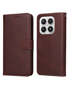 Oldalra nyíló tok Xiaomi 17 telefonhoz - BARNA