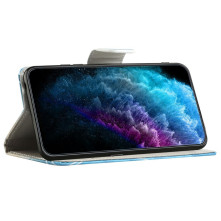 Oldalra nyíló mintás telefontok Samsung Galaxy A17 telefonhoz - PILLANGÓ