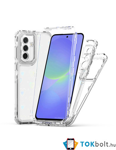 Rugalmas TPU tok Samsung Galaxy A37 készülékhez - ÁTTETSZŐ