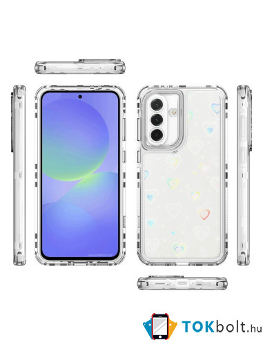 Rugalmas TPU tok Samsung Galaxy A37 készülékhez - ÁTTETSZŐ