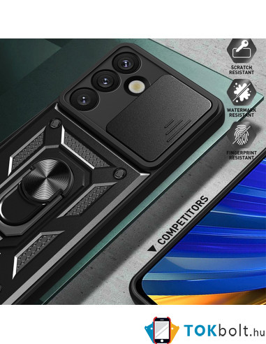 Kemény műanyag és rugalmas TPU hibrid tok Samsung Galaxy S26 telefonhoz - KÉK