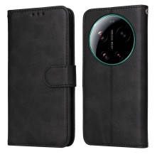 Oldalra nyíló tok Xiaomi 17 Ultra telefonhoz - FEKETE
