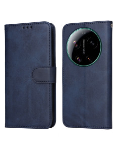Oldalra nyíló tok Xiaomi 17 Ultra telefonhoz - KÉK