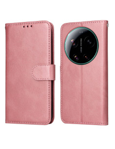 Oldalra nyíló tok Xiaomi 17 Ultra telefonhoz - RÓZSAARANY