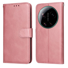 Oldalra nyíló tok Xiaomi 17 Ultra telefonhoz - RÓZSAARANY