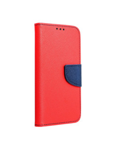 FANCY BOOK oldalra nyíló tok Samsung Galaxy A37 telefonhoz - Piros-kék