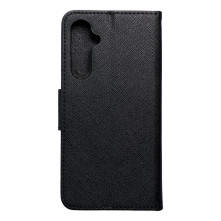 FANCY BOOK oldalra nyíló tok Samsung Galaxy A57 telefonhoz - Fekete