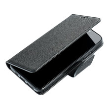 FANCY BOOK oldalra nyíló tok Samsung Galaxy A57 telefonhoz - Fekete