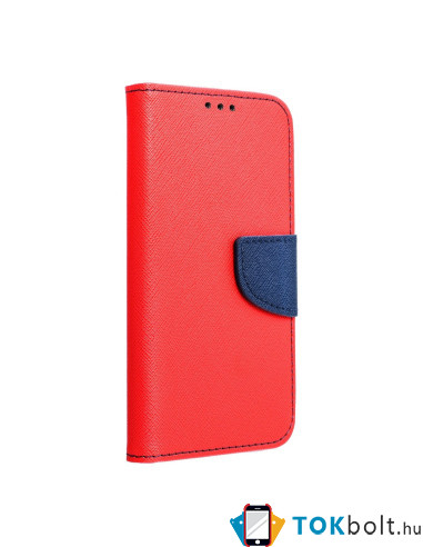 FANCY BOOK oldalra nyíló tok Samsung Galaxy A57 telefonhoz - Piros-kék