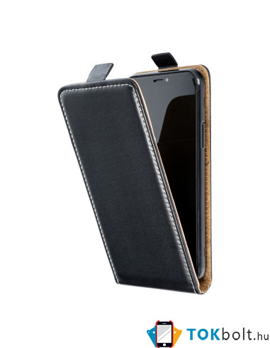 SLIM FLEXI Flip tok Samsung Galaxy A57 5G 5G telefonhoz - Fekete
