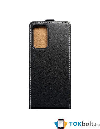 SLIM FLEXI Flip tok Samsung Galaxy A57 5G 5G telefonhoz - Fekete