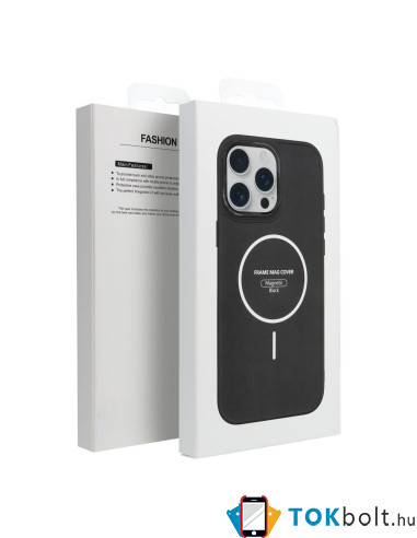 MagSafe kompatibilis ütésálló TPU tok Samsung Galaxy A57 telefonhoz - FEKETE