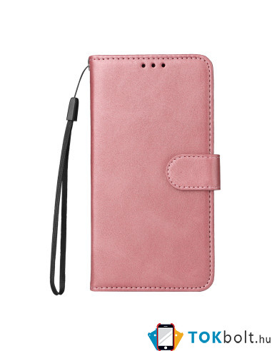 Oldalra nyíló tok Honor 600 / 600 Pro telefonhoz - RÓZSASZÍN