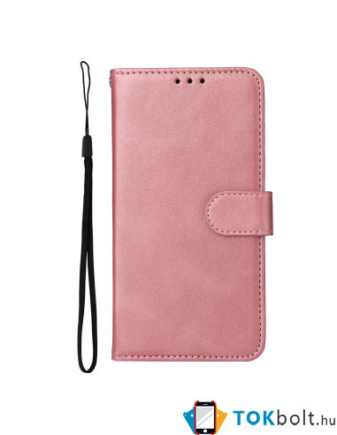 Oldalra nyíló tok Honor 600 / 600 Pro telefonhoz - RÓZSASZÍN