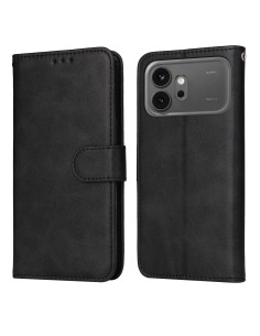 Oldalra nyíló tok Honor 600 / 600 Pro telefonhoz - FEKETE
