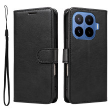 Oldalra nyíló tok Xiaomi 17T telefonhoz - FEKETE