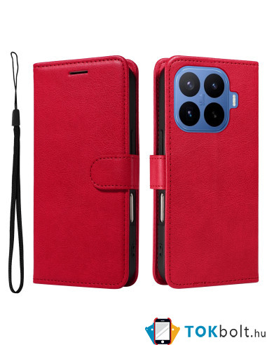 Oldalra nyíló tok Xiaomi 17T telefonhoz - PIROS