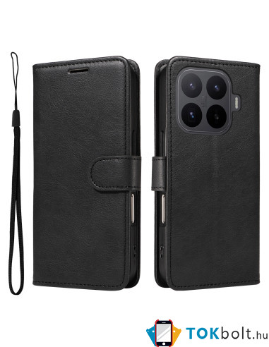 Oldalra nyíló tok Xiaomi 17T Pro telefonhoz - FEKETE