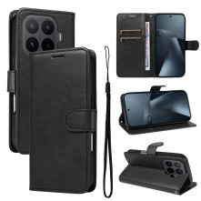 Oldalra nyíló tok Xiaomi 17T Pro telefonhoz - FEKETE