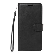 Oldalra nyíló tok Xiaomi 17T Pro telefonhoz - FEKETE