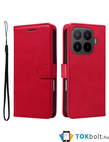 Oldalra nyíló tok Xiaomi 17T Pro telefonhoz - PIROS