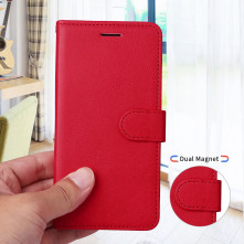 Oldalra nyíló tok Xiaomi 17T Pro telefonhoz - PIROS