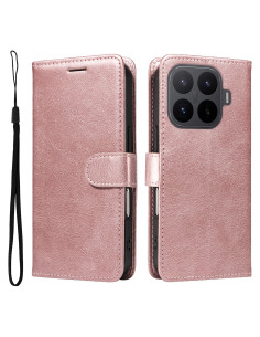 Oldalra nyíló tok Xiaomi 17T Pro telefonhoz - RÓZSAARANY