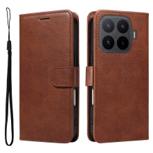 Oldalra nyíló tok Xiaomi 17T Pro telefonhoz - BARNA