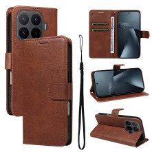 Oldalra nyíló tok Xiaomi 17T Pro telefonhoz - BARNA