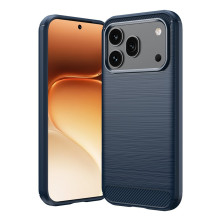 Honor 600 / 600 Pro karbon mintás tok - KÉK