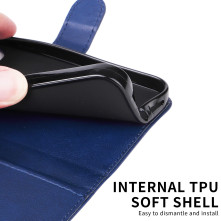 Oldalra nyíló tok Xiaomi 17T telefonhoz - KÉK