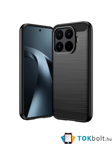 Xiaomi 17T karbon mintás tok - FEKETE