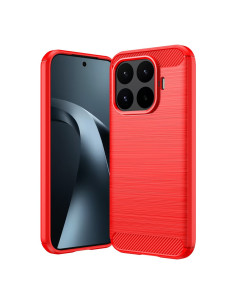 Xiaomi 17T karbon mintás tok - PIROS