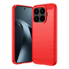 Xiaomi 17T karbon mintás tok - PIROS