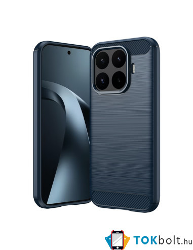 Xiaomi 17T karbon mintás tok - KÉK