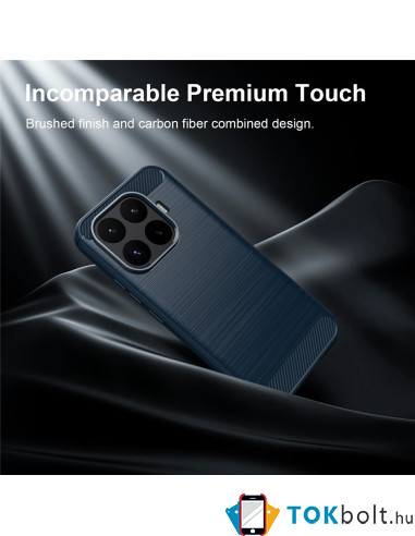 Xiaomi 17T karbon mintás tok - KÉK