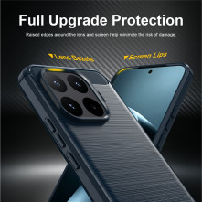 Xiaomi 17T Pro karbon mintás tok - KÉK