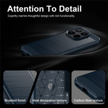 Xiaomi 17T Pro karbon mintás tok - KÉK