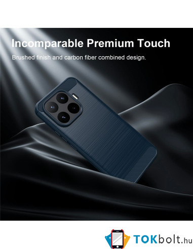 Xiaomi 17T Pro karbon mintás tok - KÉK