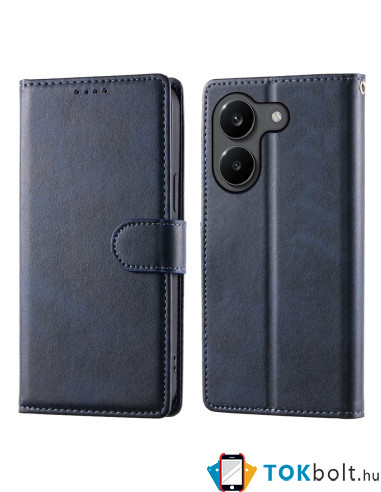 Oldalra nyíló tok Xiaomi Poco X8 Pro telefonhoz - KÉK