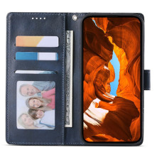 Oldalra nyíló tok Xiaomi Poco X8 Pro telefonhoz - KÉK