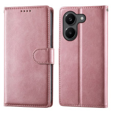 Oldalra nyíló tok Xiaomi Poco X8 Pro telefonhoz - RÓZSASZÍN