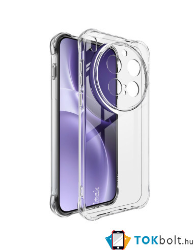 IMAK rugalmas TPU tok Vivo X300 Pro készülékhez - ÁTTETSZŐ