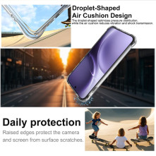 IMAK rugalmas TPU tok Vivo X300 Pro készülékhez - ÁTTETSZŐ