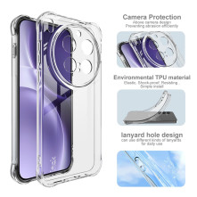 IMAK rugalmas TPU tok Vivo X300 Pro készülékhez - ÁTTETSZŐ