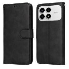 Oldalra nyíló tok Xiaomi Redmi K90 / Poco F8 Pro telefonhoz - FEKETE