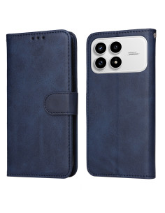 Oldalra nyíló tok Xiaomi Redmi K90 / Poco F8 Pro telefonhoz - KÉK